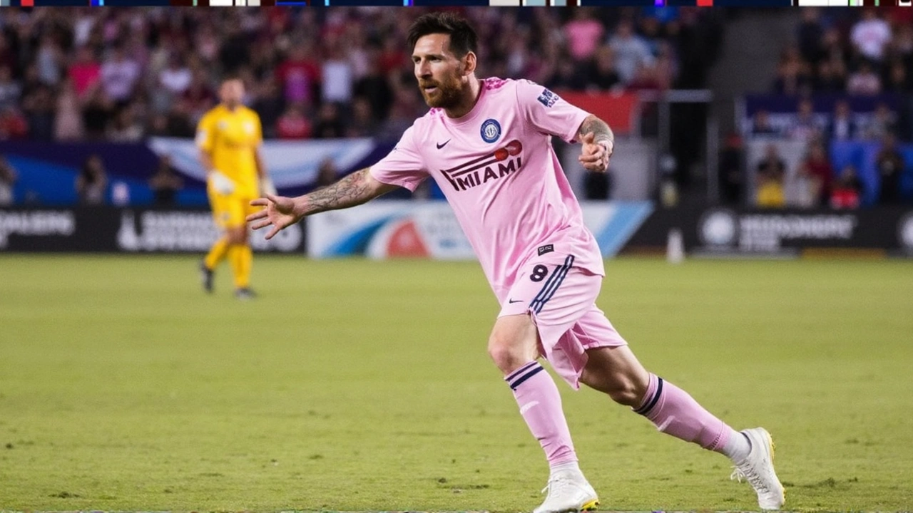 Messi brilha e Inter Miami vence LAFC com recorde de público nos EUA