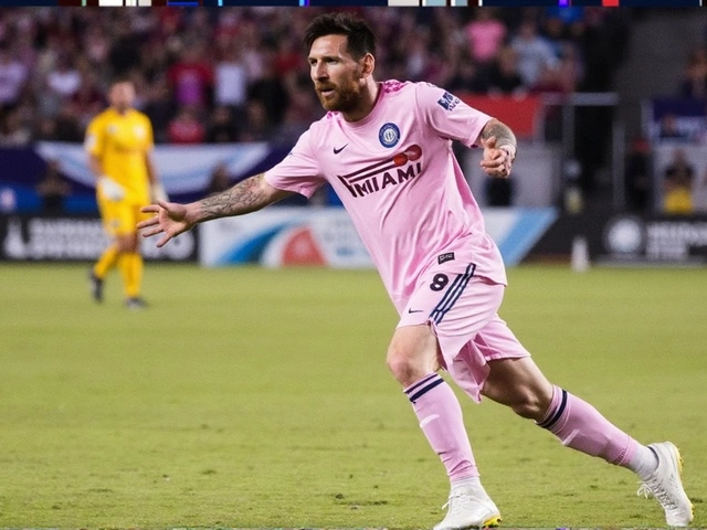Messi brilha e Inter Miami vence LAFC com recorde de público nos EUA